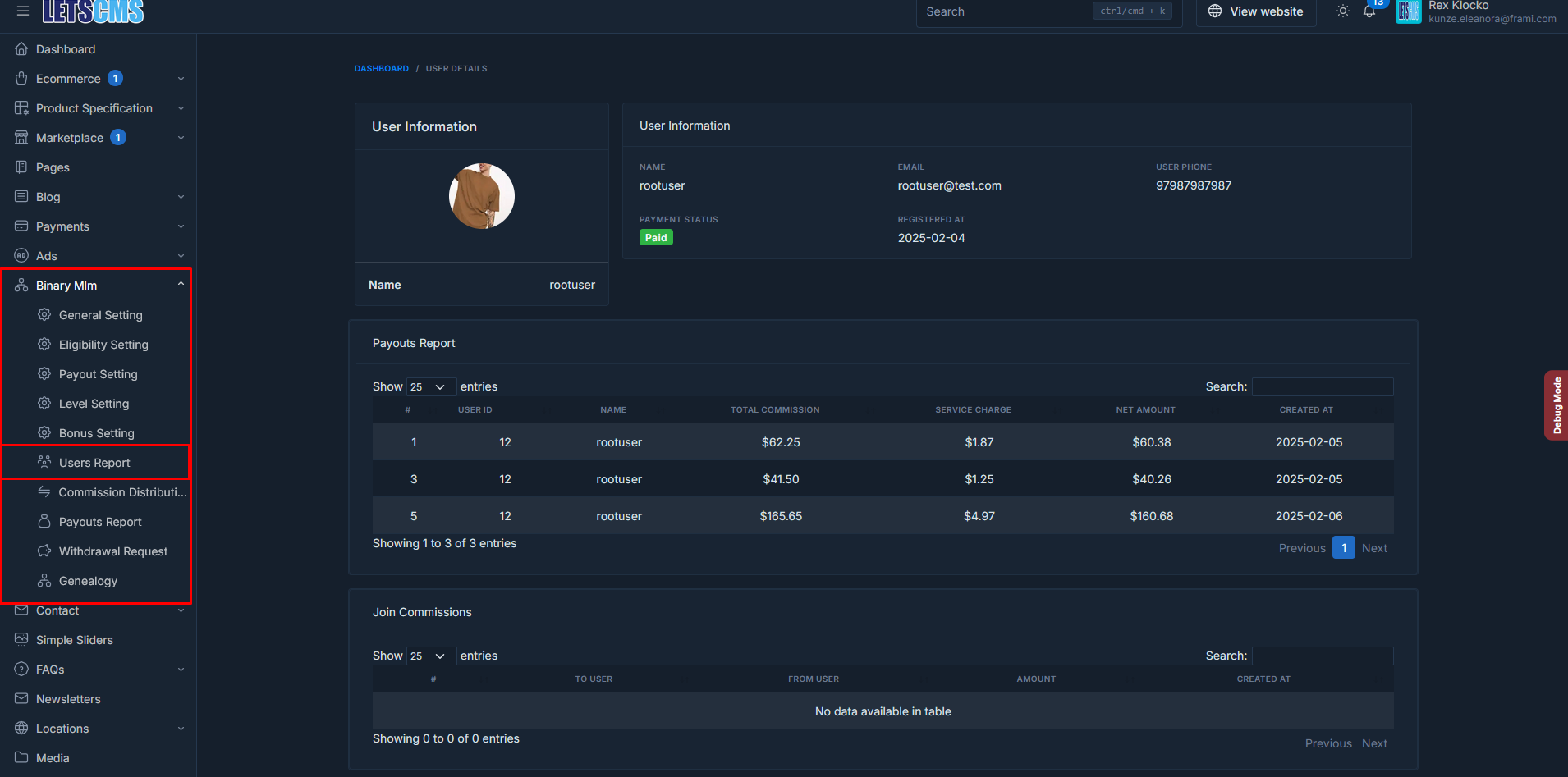 binary mlm user report