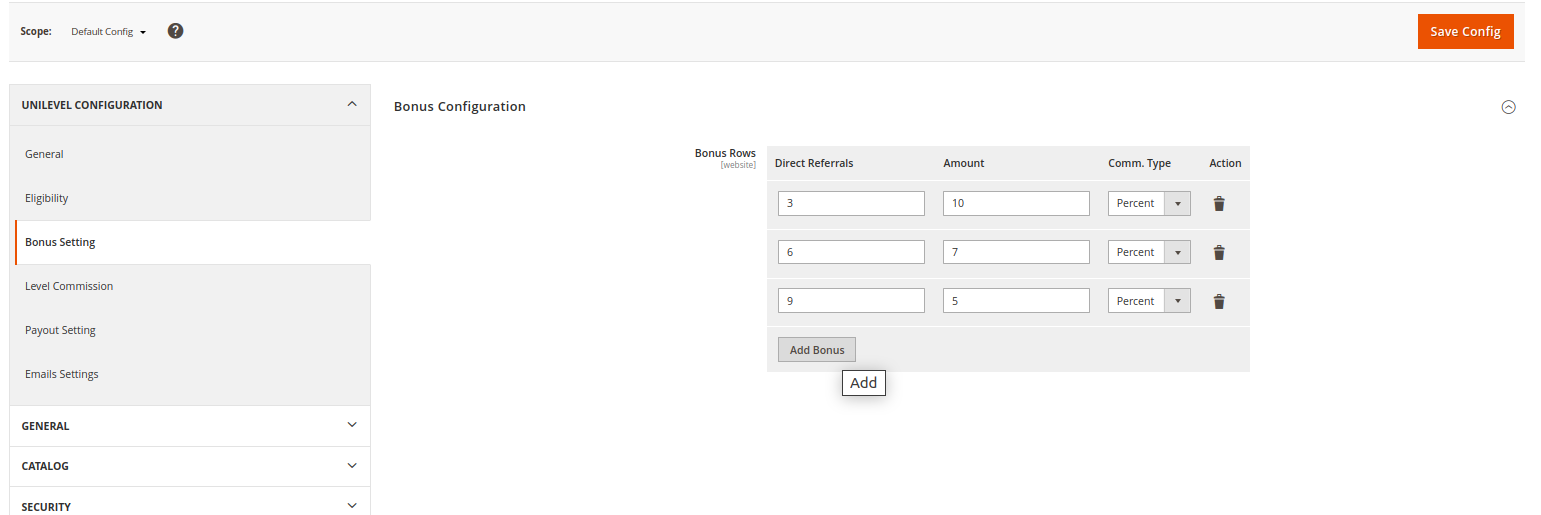  unilevel mlm Bonus_page