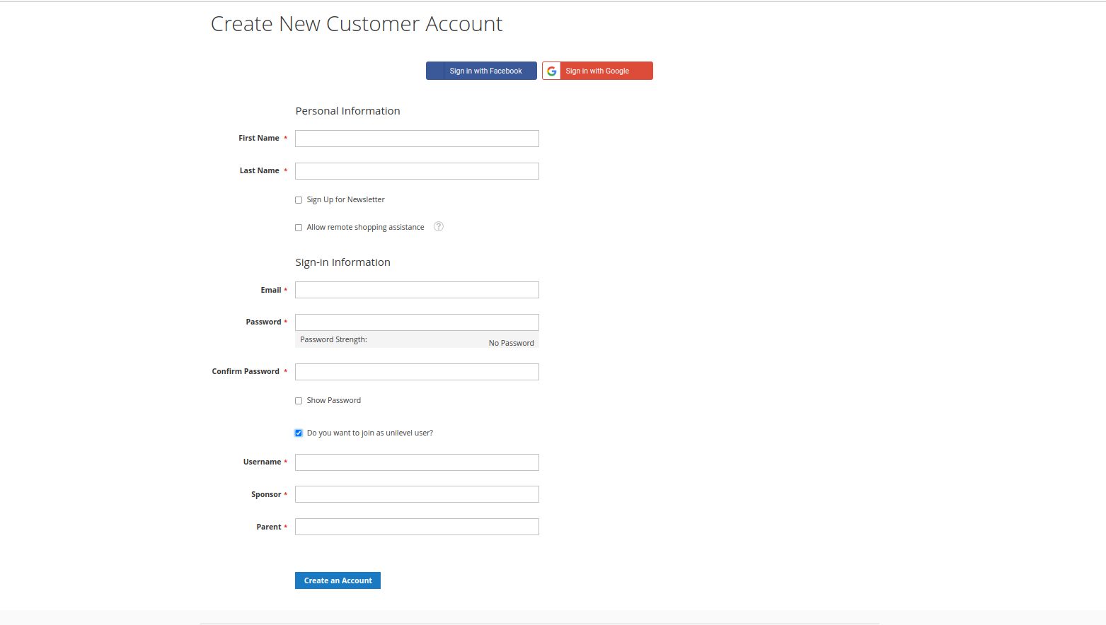 unilevel mlm user_customer