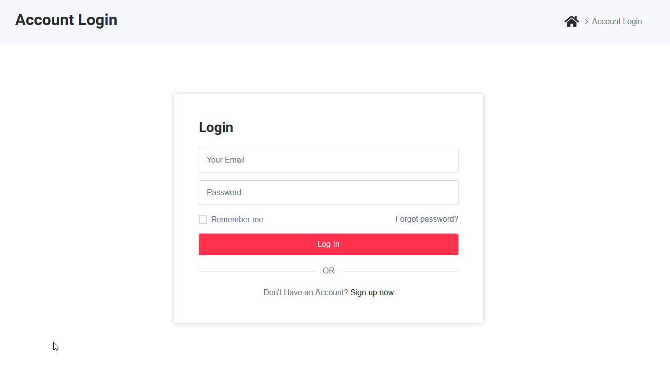 Unilevel mlm User login