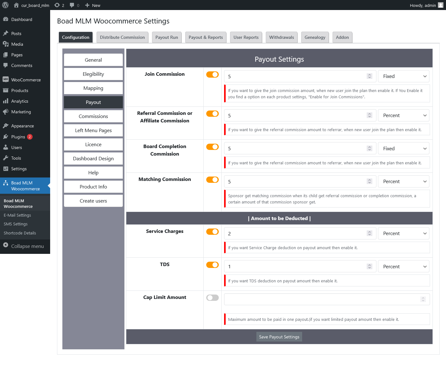 |'Wordpress'| |'letscms'| |'Board mlm WooCommerce plan'| |'payout settings'| |'mlm settings'| |'settings'| |'mlmtrees.com'| |'payout'| |'payment'| |'mlm plan'| |'wordpress mlm plan'|